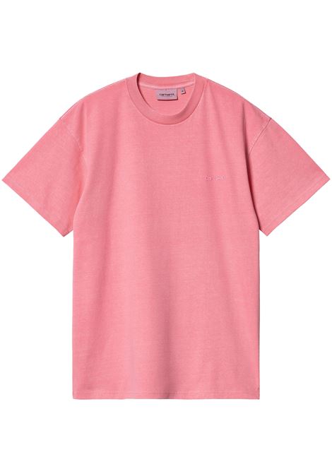 t-shirt duster script uomo rosa  in cotone CARHARTT WIP | I03362229P.GD